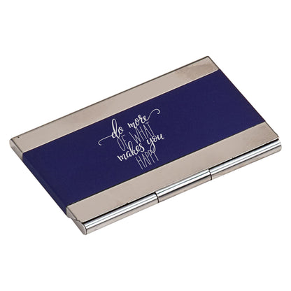 3 3/4" x 2 1/2" Laserable Business Card Holder