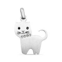 Stainless Steel Cat Pendant