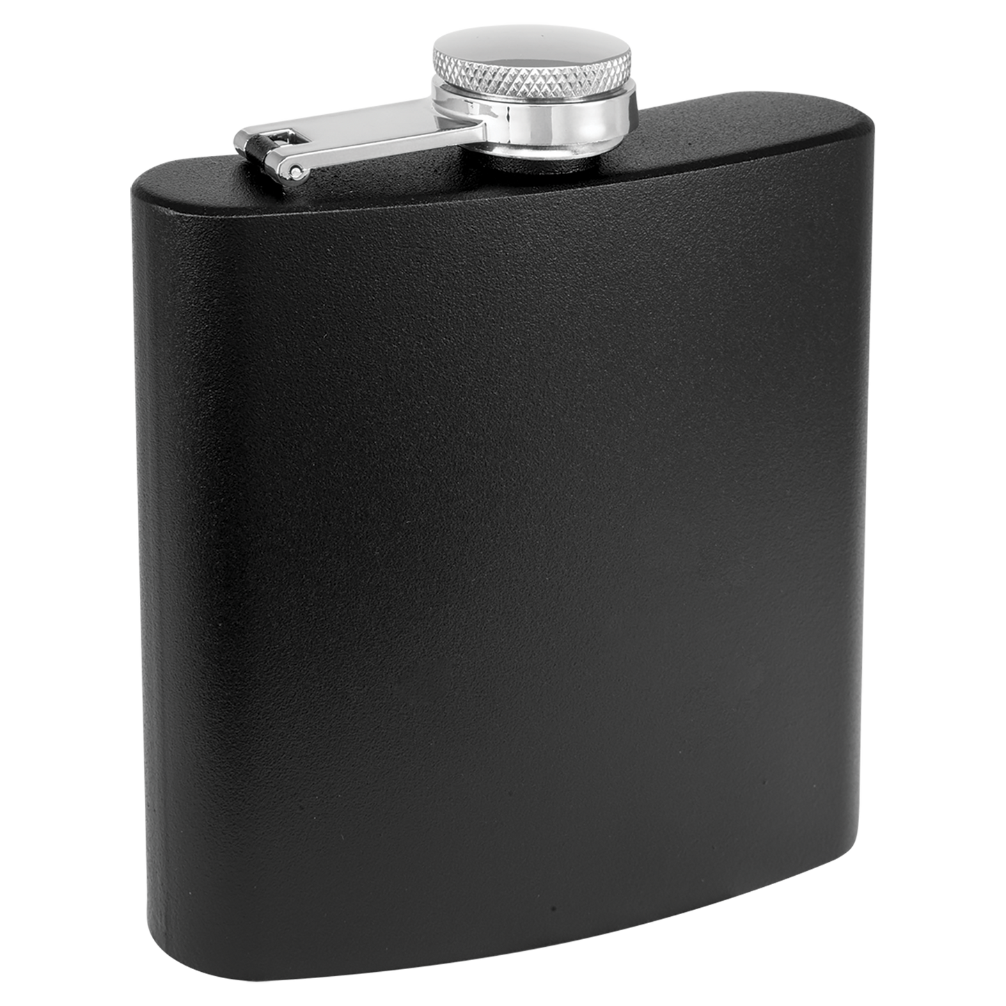 6 oz. Laserable Stainless Steel Flask