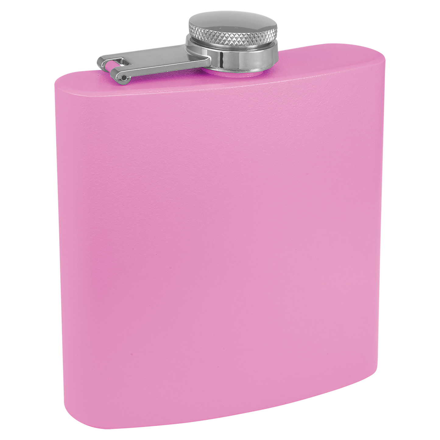 6 oz. Laserable Stainless Steel Flask