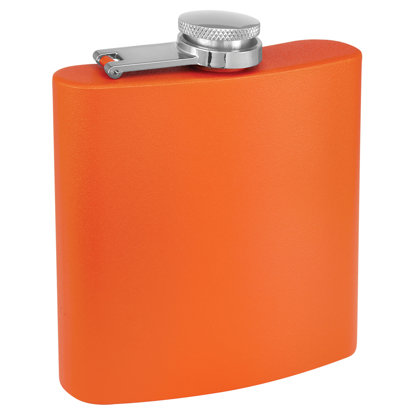 6 oz. Laserable Stainless Steel Flask