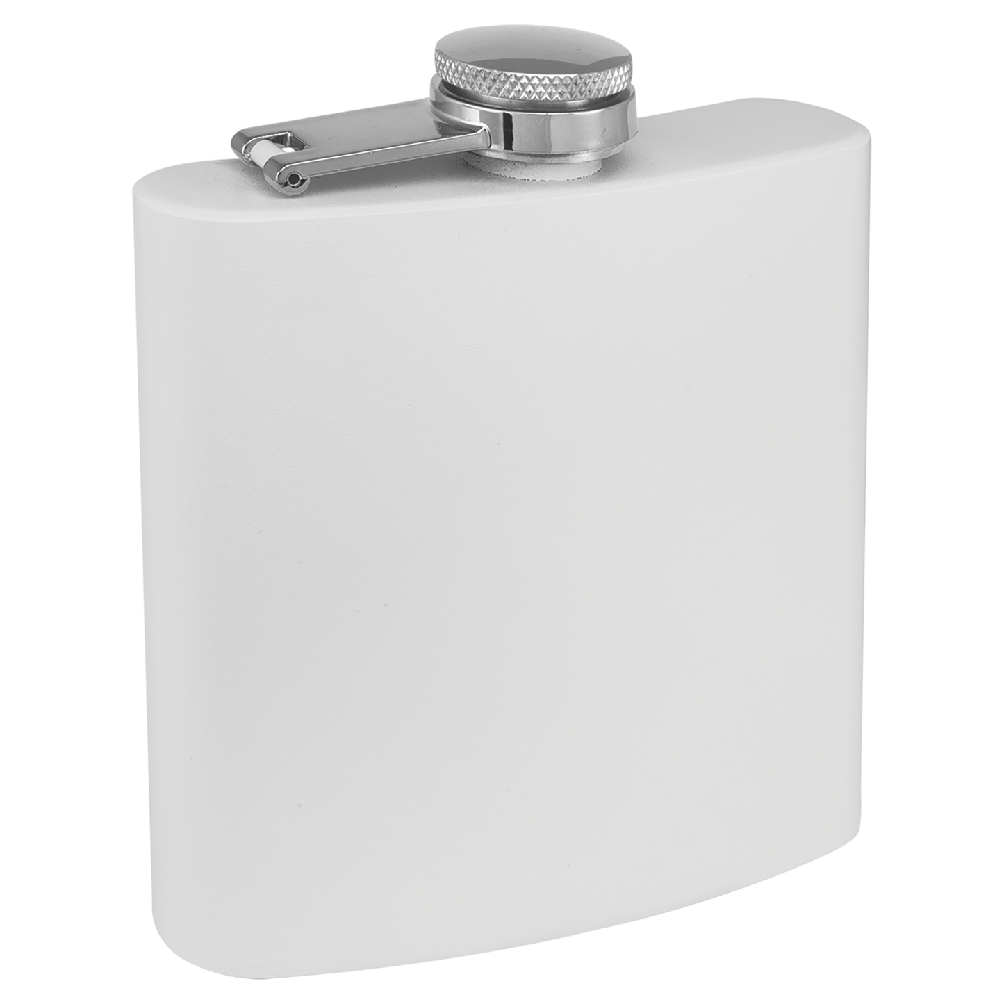 6 oz. Laserable Stainless Steel Flask