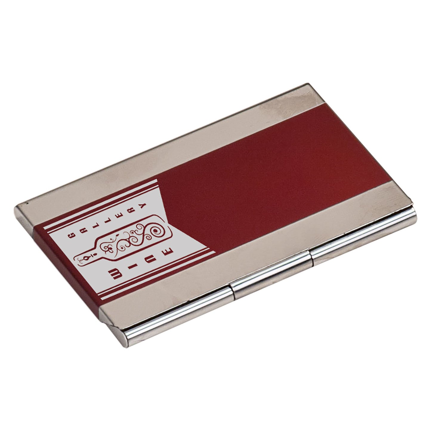 3 3/4" x 2 1/2" Laserable Business Card Holder