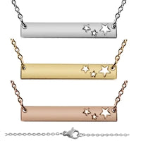 Star bar Necklace